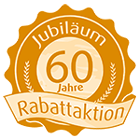 60-jähriges Jubiläum - Rabattaktion